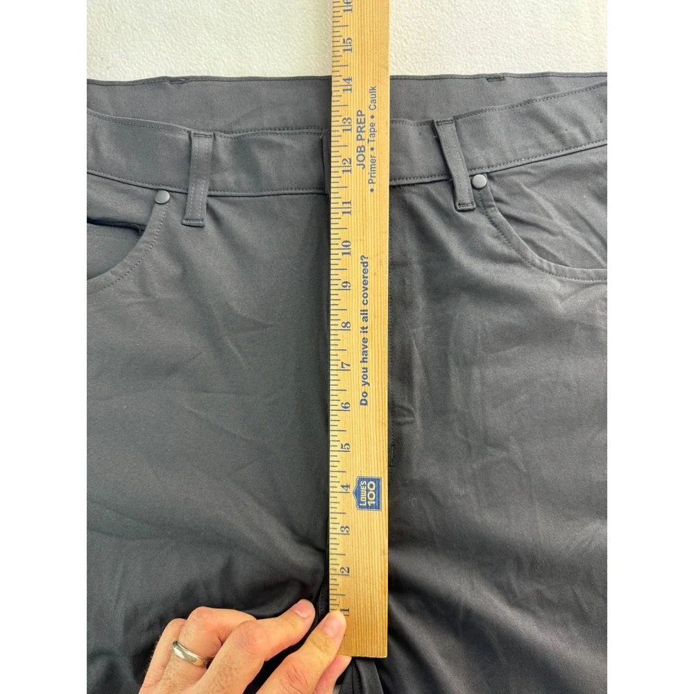 Stylus Mens Black Polyester Performance Dress Pants Size‎ 36x36 Modern Fit